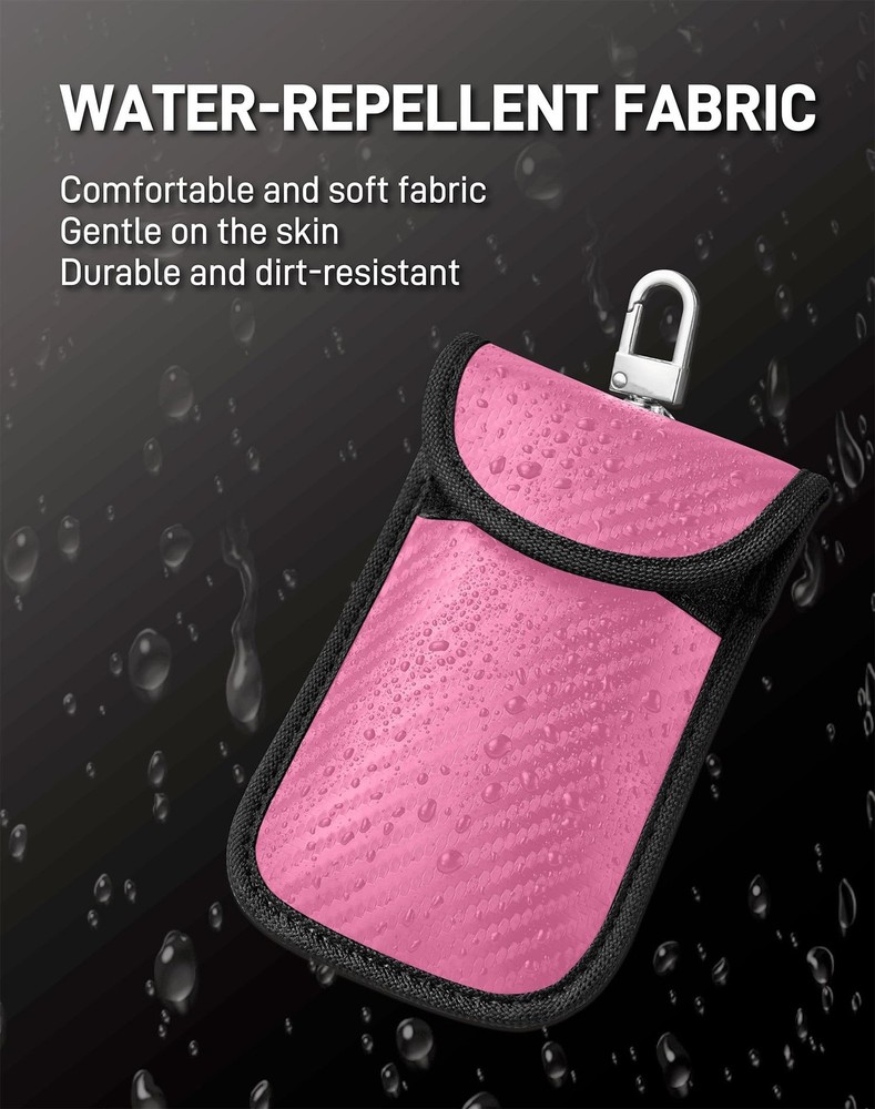 Faraday Key Fob Signal Blocking Pouch 2 Pack