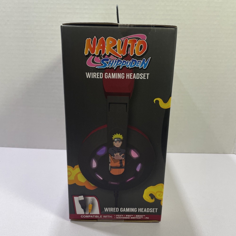 Naruto Shippuden Wired Gaming Headset - Multi-Platform Compatibility