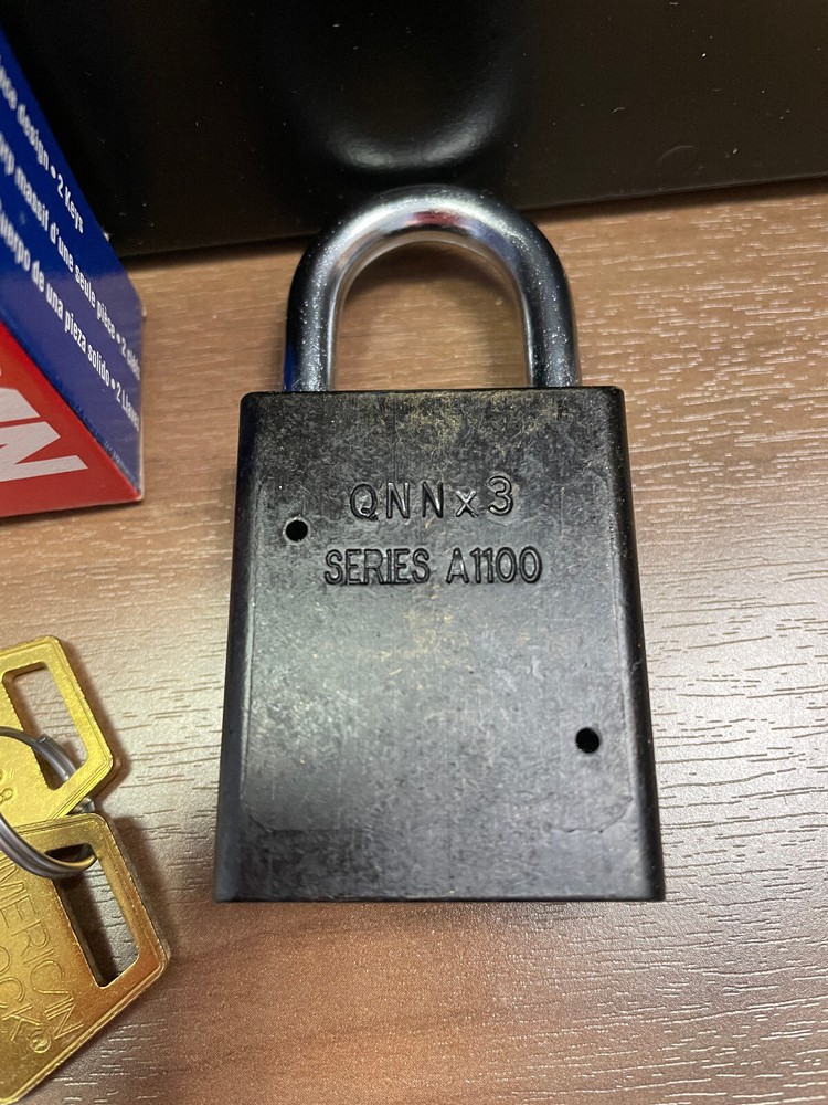 American Lock Safety Series Padlock A1105BLK KD