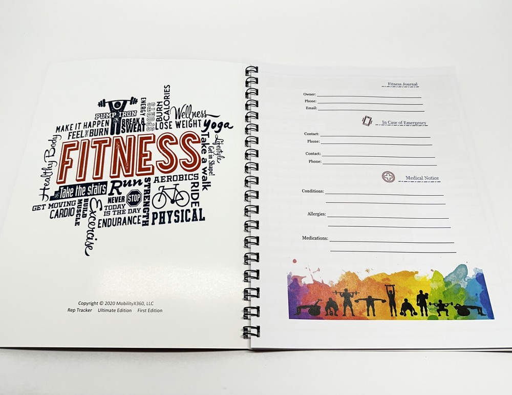 Ultimate Edition Fitness Journal, Workout Record, Progress Tracker, Diary