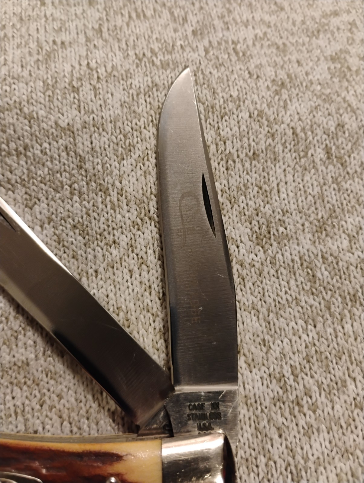 1976 CASE XX 5254 SSP STAG RAZOR EDGE TRAPPER