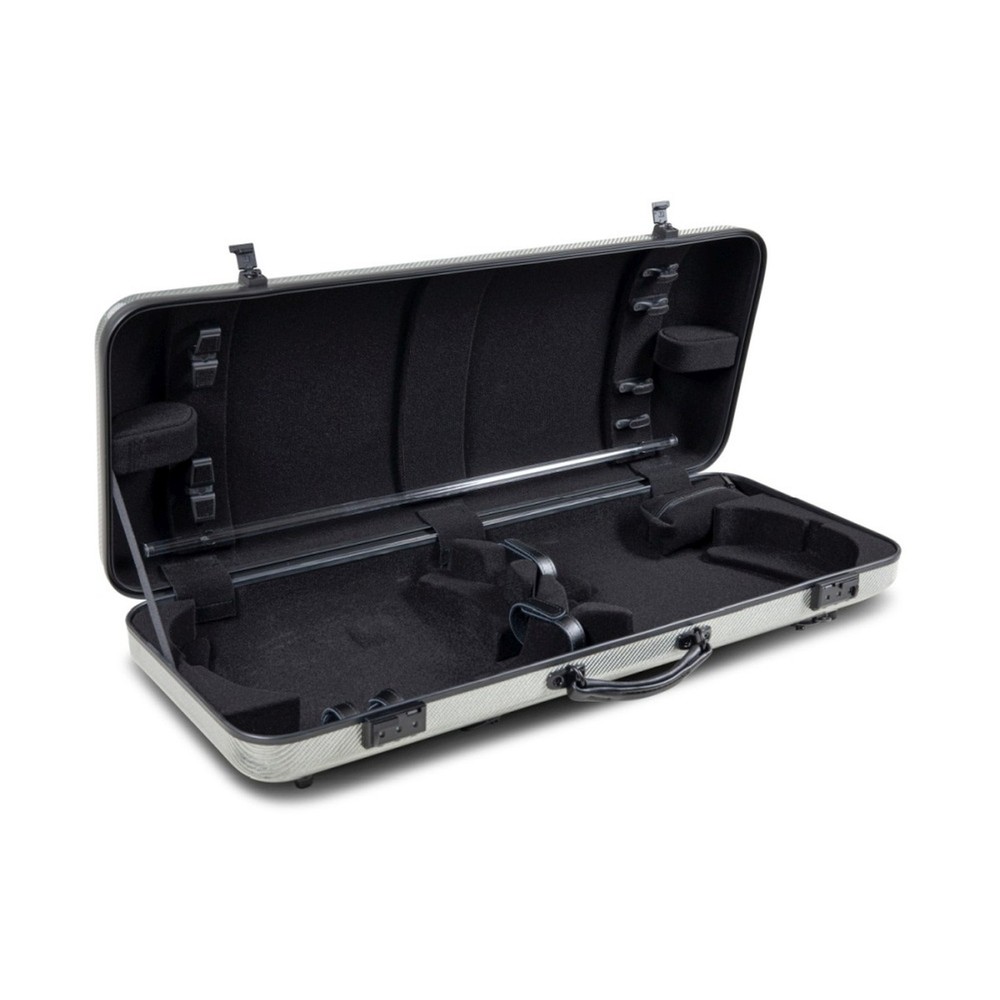 GEWA Double Case, Violin, Idea 3.3, 4/4, Silver/Black Titanium