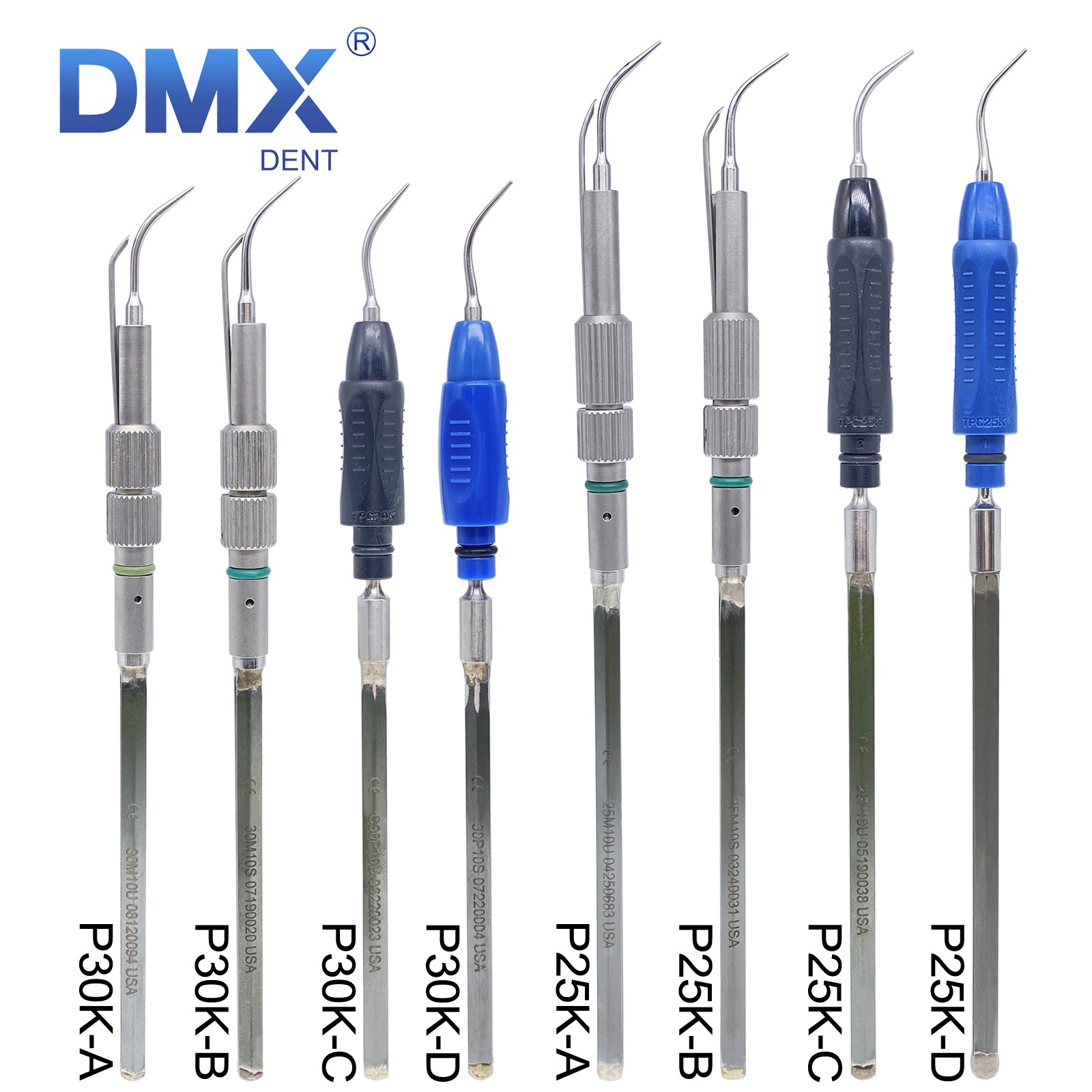 DMXDENT Cavitron Dental Inserts Tips Ultrasonic 25k/30k Slim Series Fit EMS/ART