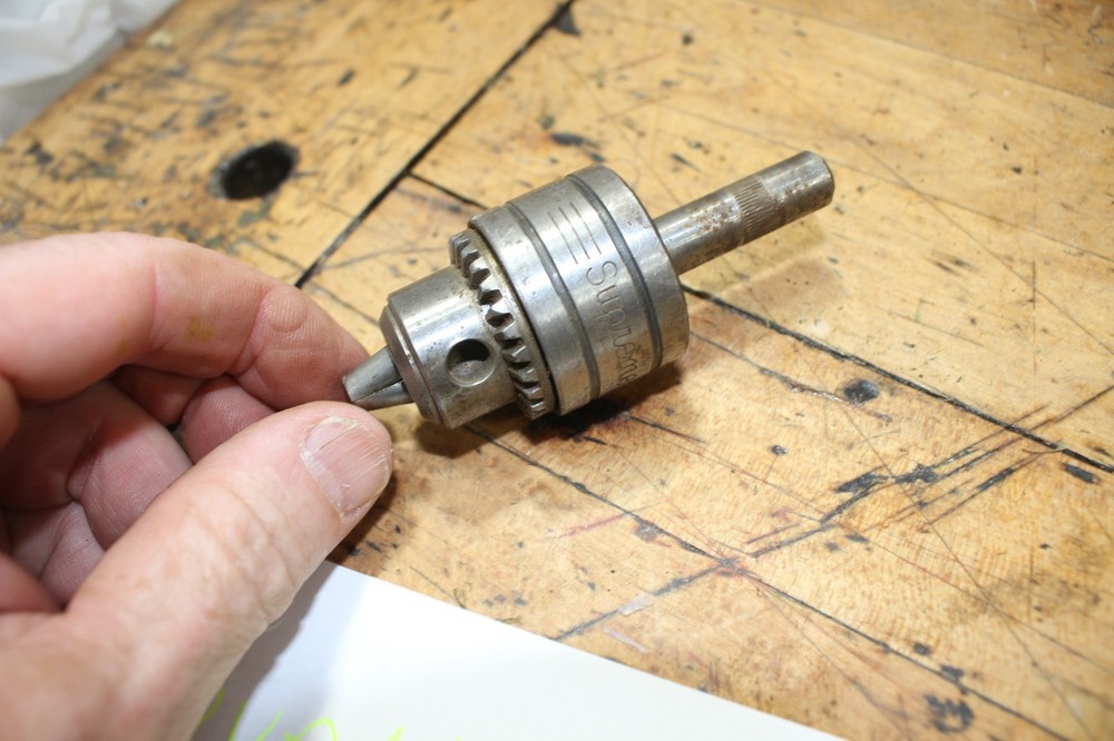 SUPREME drill press CHUCK, 3/8" capacity, 24 THD