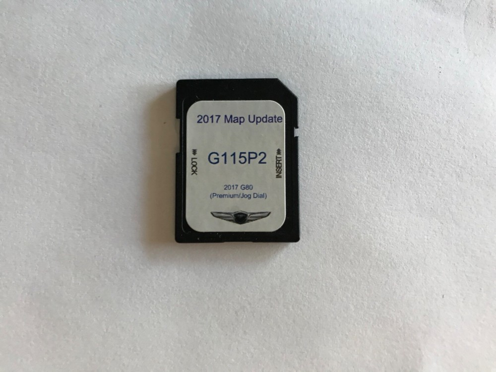 2017 G80 Navigation SD CARD MAP DATA MEMORY 2017 update USA map G115P2