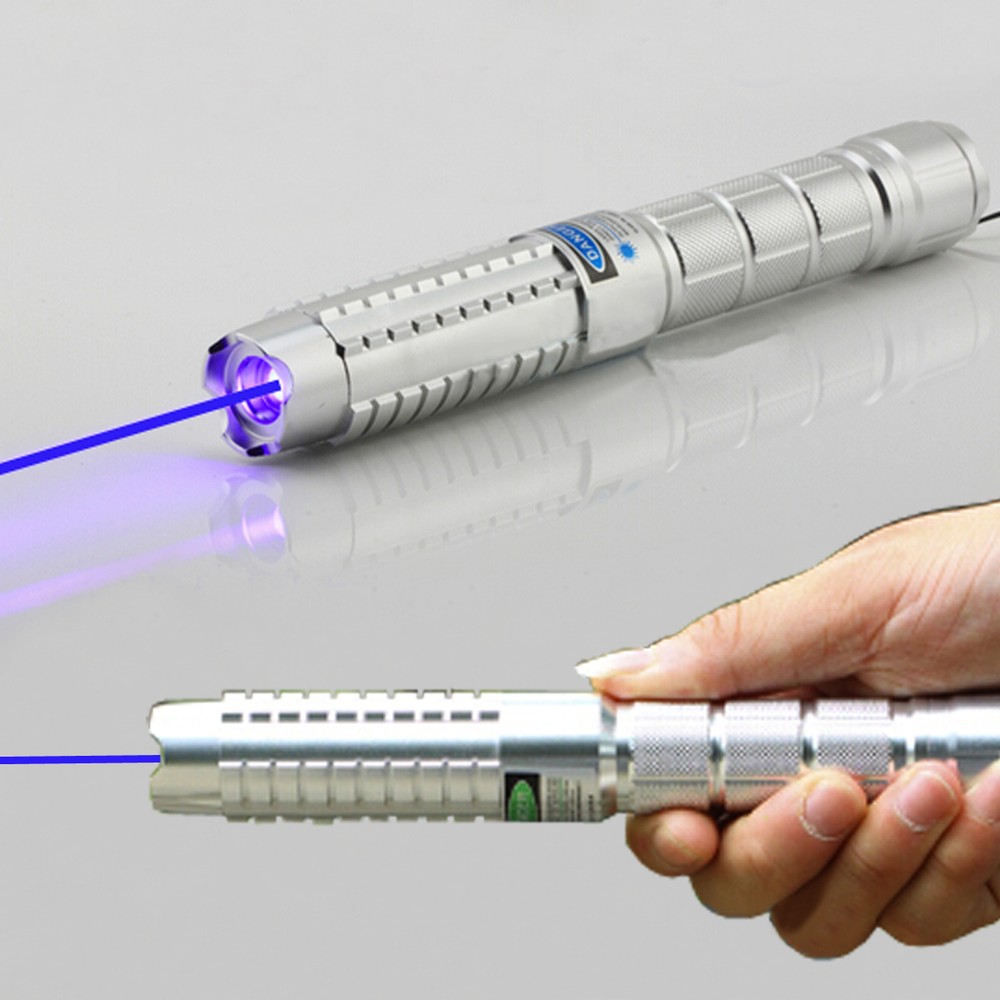Halberd Head Blue Laser Pointer Laser Pen Teaching-aid Laser Flashlight Torch