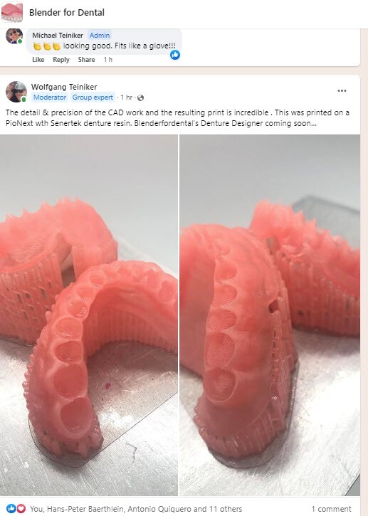 DLP SLA LCD 3d printer denture base resin for manufacturing dentures