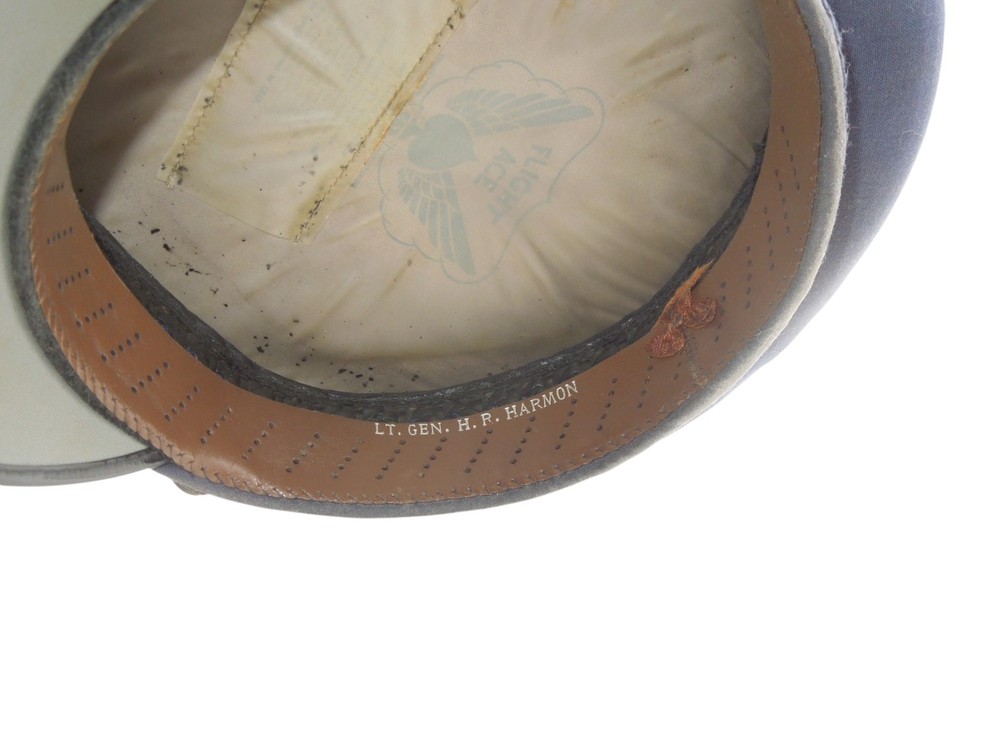 1950s USAF Air Force Lt. General Harmon Named Visor Cap Hat USAFA Superintendent
