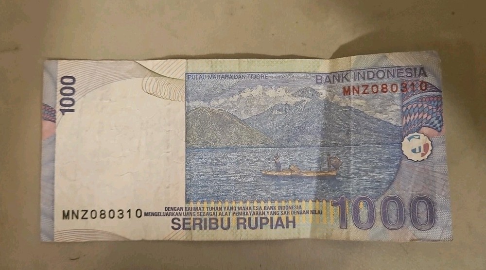 2009 Indonesia 1000 Rupiah Note