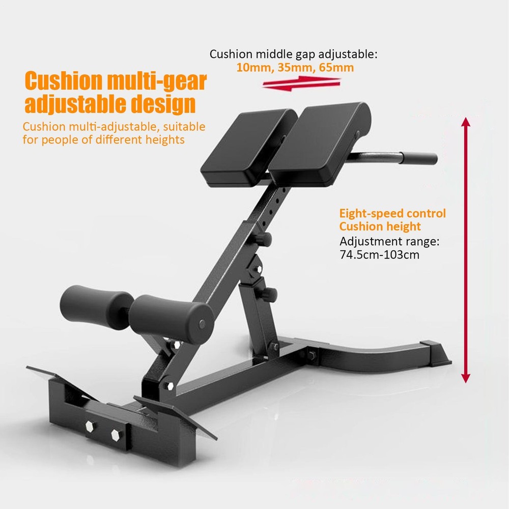 Hyper-Extension Roman Chair - Adjustable Lower Back Bench Machine