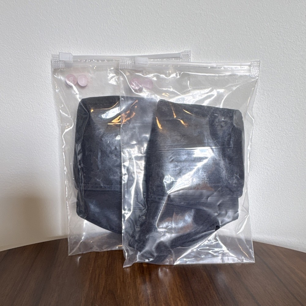*2 PACK* Black Adjustable Neoprene Wrist Wraps LARGE RIGHT