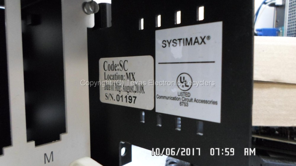 Systimax 67S3 Code:SC Fiber Chassis