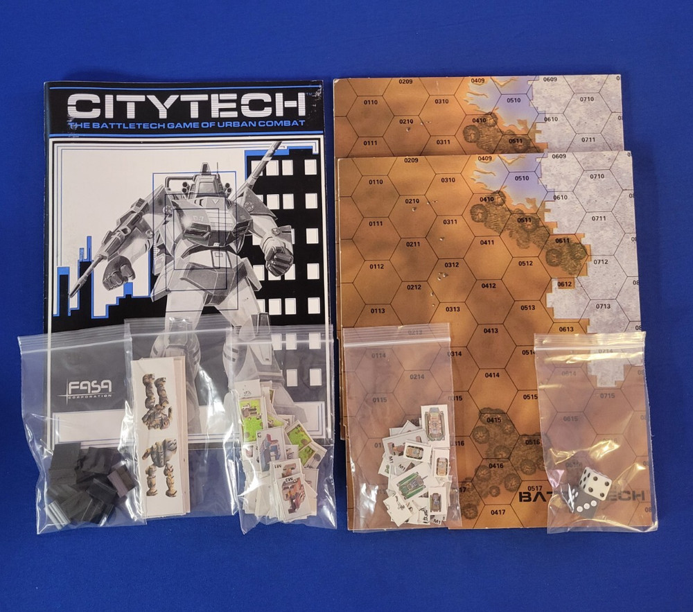 Citytech Box Set (1608) - Battletech (Complete & Unpunched)