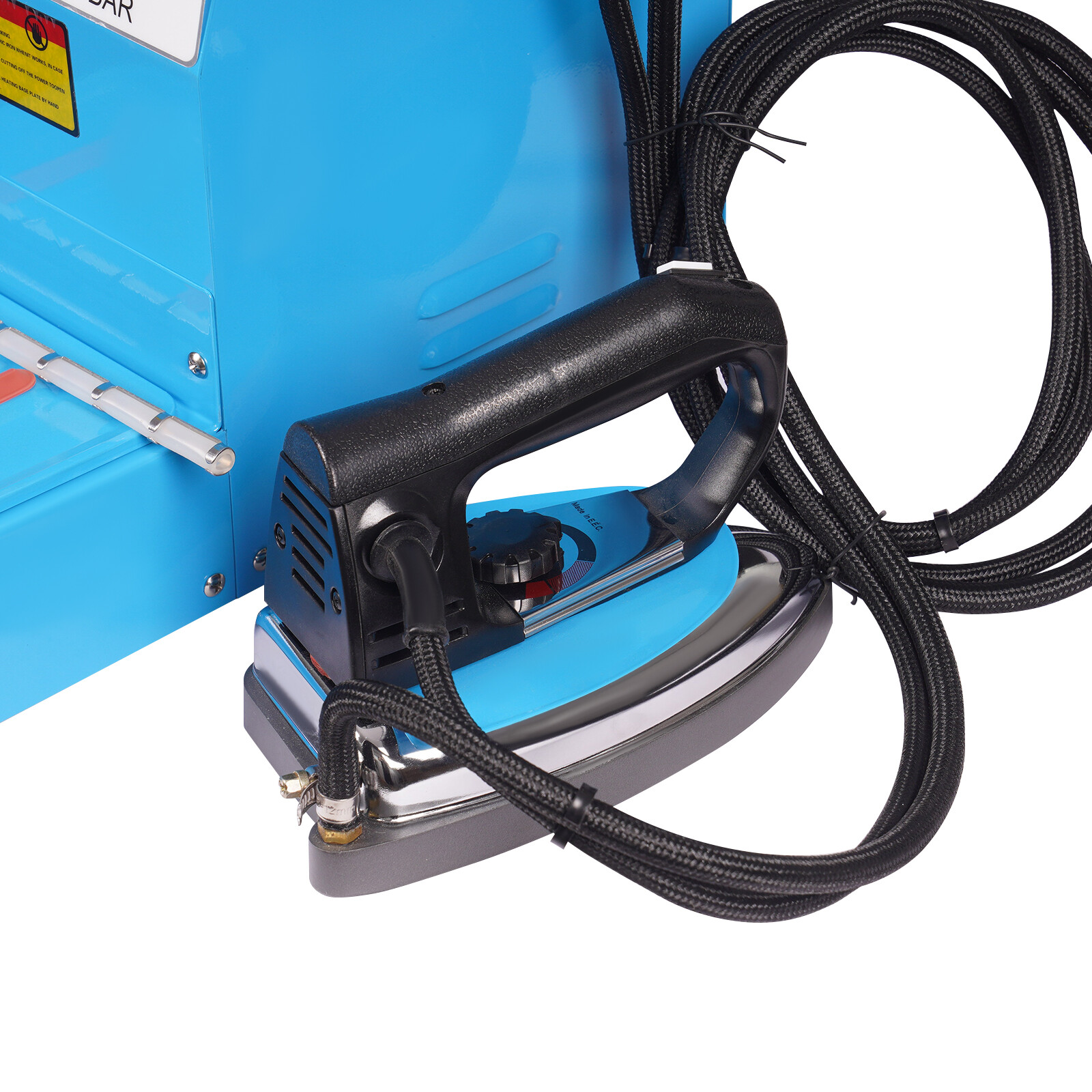 Electric Steam Iron with Boiler for Dry Cleaner Curtain Blue 110V Commercial