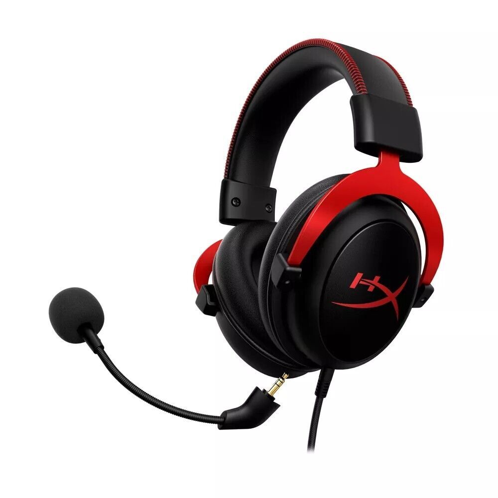 HyperX Cloud II Wired Over-Ear Gaming Headset - Red