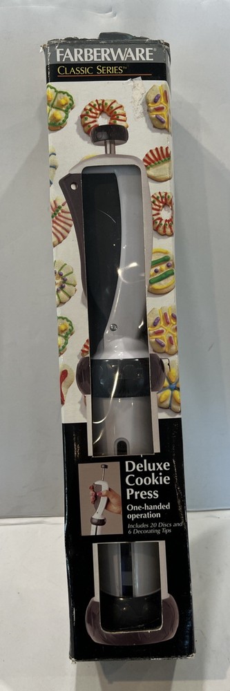 Faberware Cookie Press 27 Piece Set Complete W/ Box