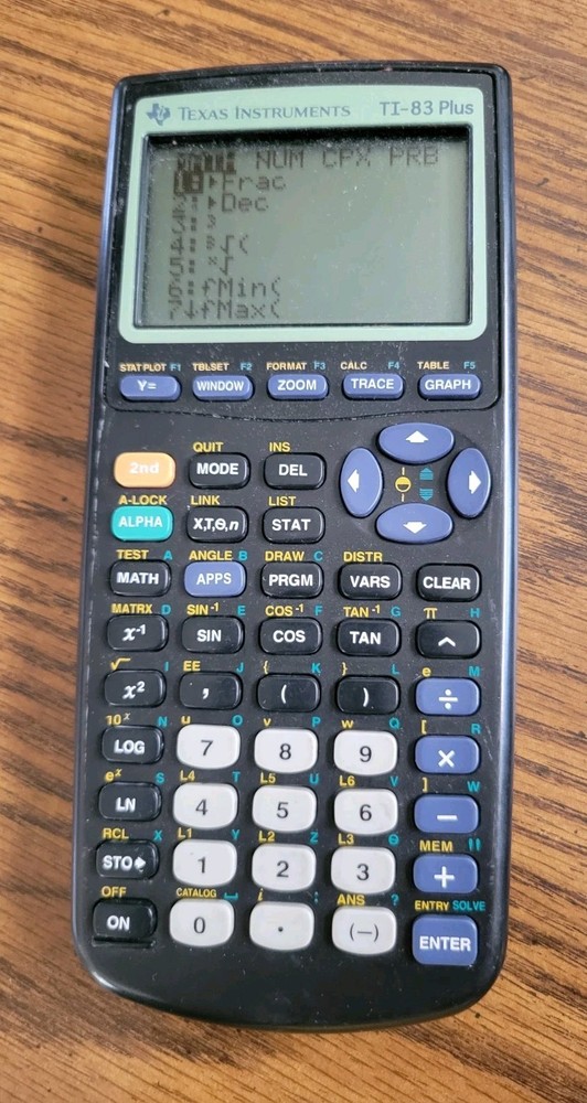 Texas Instruments TI-83 Plus Graphing Calculator w/Cover TESTED & Working!