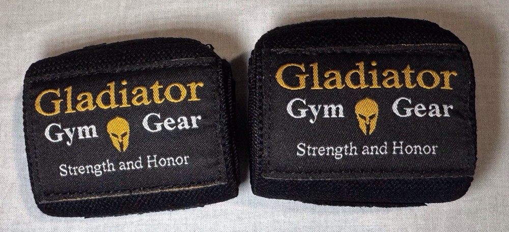 Gladiator Weightlifting Wrist Wraps for Powerlifting