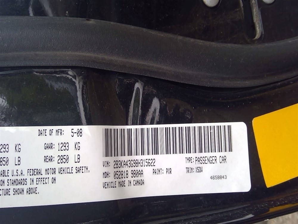 Engine ECM Electronic Control Module 2.7L Fits 08-10 300 3754250