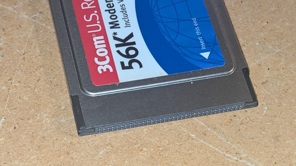 3Com US Robotics 56K Modem PC Card - Model 3056