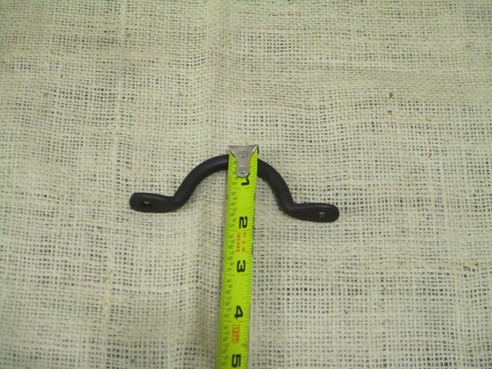 HAND FORGED IRON DRAWER BIN PULLS 4 1/4" LONG CABINET HANDLES KITCHEN BATH