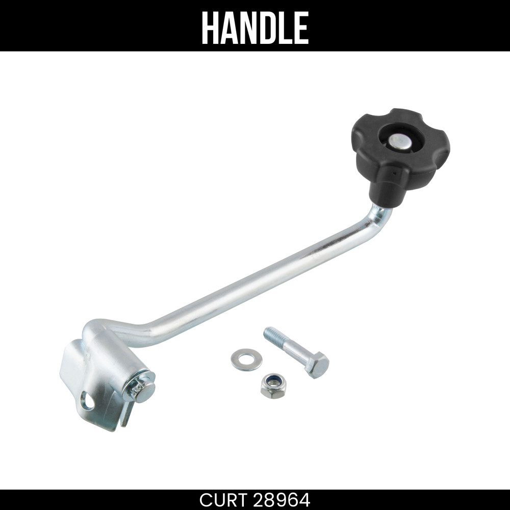 CURT Replacement Direct-Weld Square Jack Handle for #28570 28964