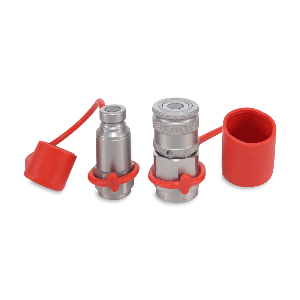 1/4″ Flat Face Hydraulic Quick Couplers Set - 1/4″ NPT Thread