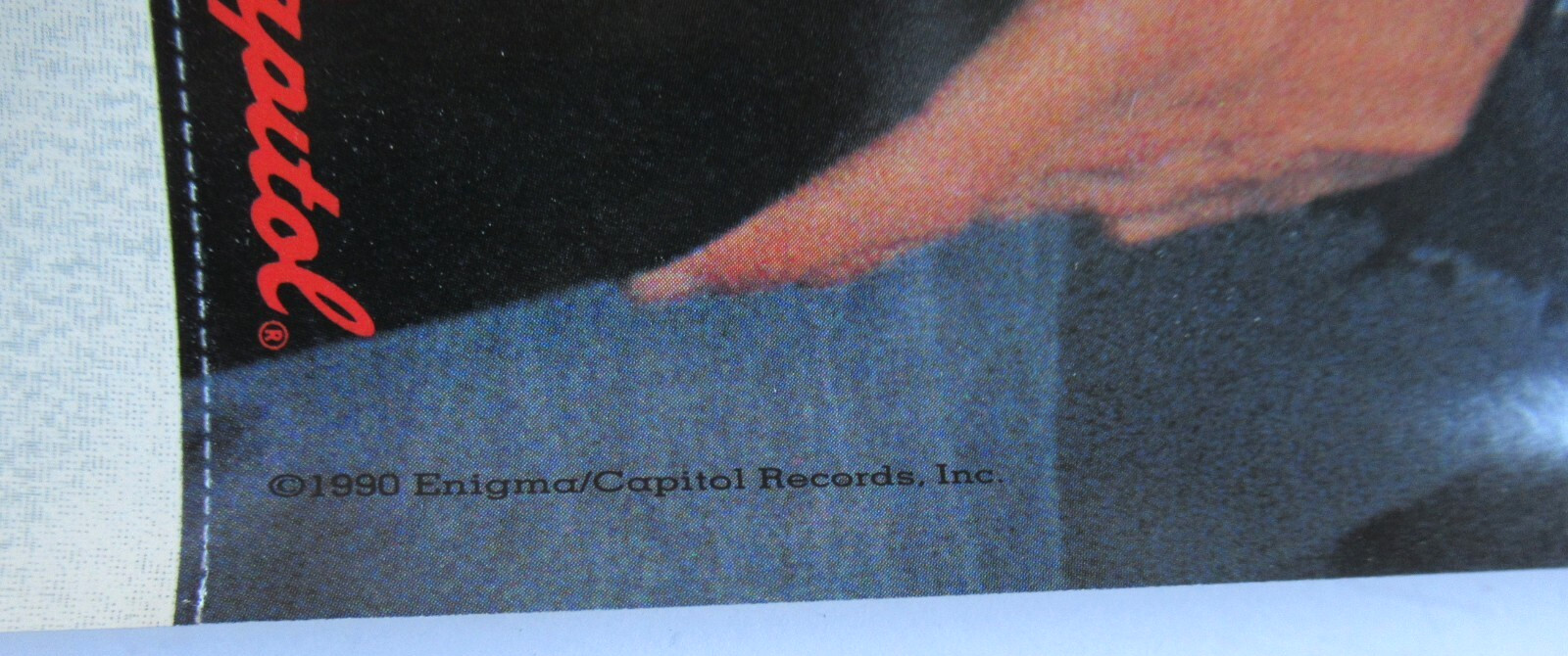 VINTAGE 1990 POISON FLESH & BLOOD PROMO 24x30 RECORD STORE ON TOUR POSTER BRET