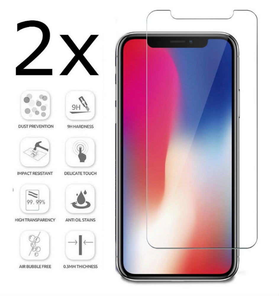 2-Pack Premium Tempered Glass Screen Protector iPhone SE Generation 3/2/1