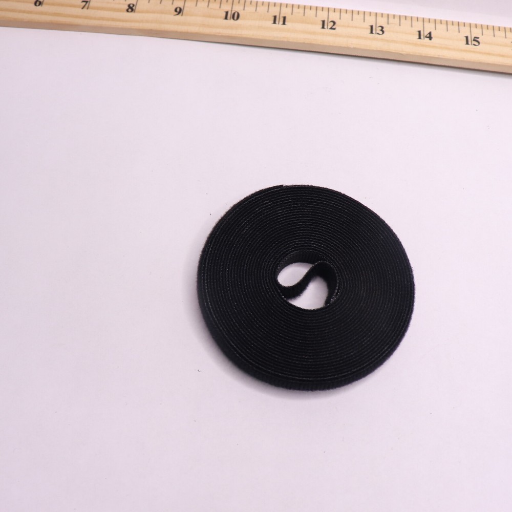 Leviton Bulk Hook and Loop Wrap Black 15' Roll 43115-015