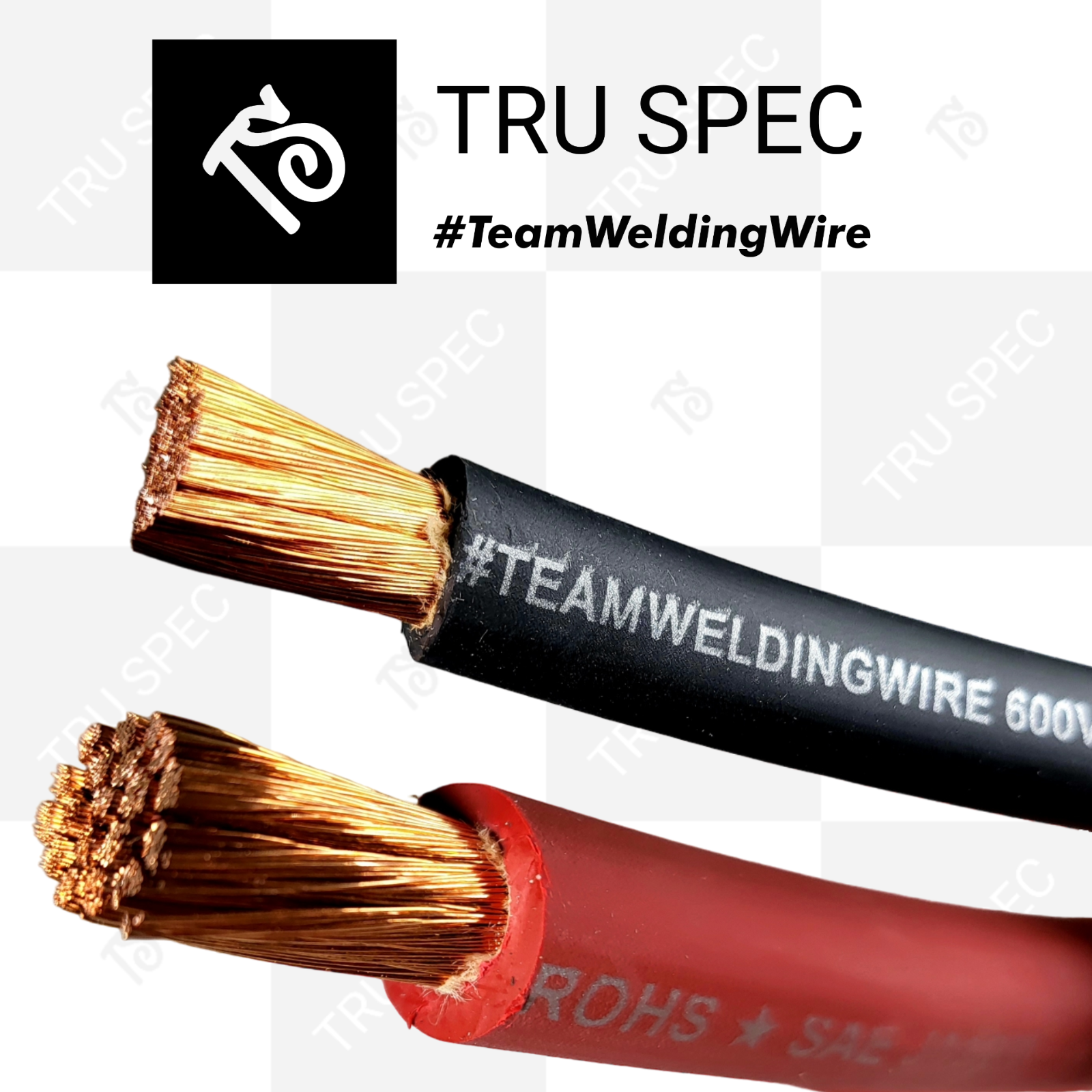 1/0 AWG GAUGE TRU SPEC OFC PURE COPPER AMP INSTALL WIRING KIT RED BLACK WIRE