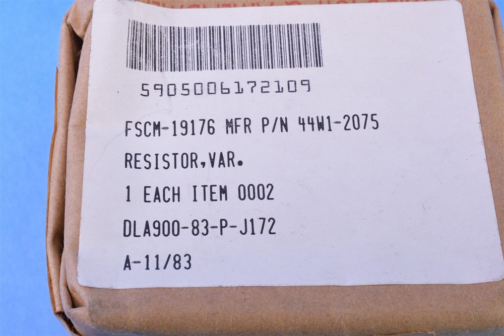 Servo Instrument Corpporation 100KΩ Variable Resistor Precision Potentiometer