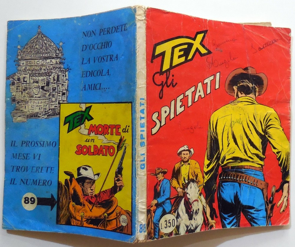 BONELLI TEX N.88 350 LIRE