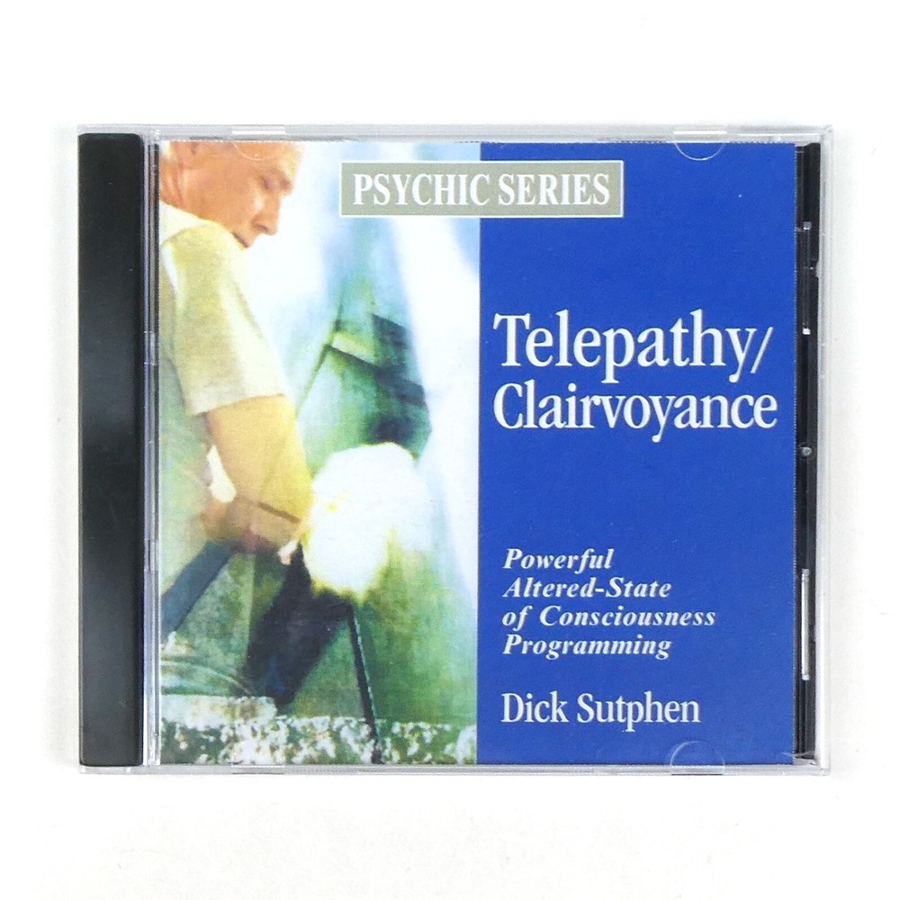 TELEPATHY & CLAIRVOYANCE CD Self Hypnosis Dick Sutphen Develop Psychic Power
