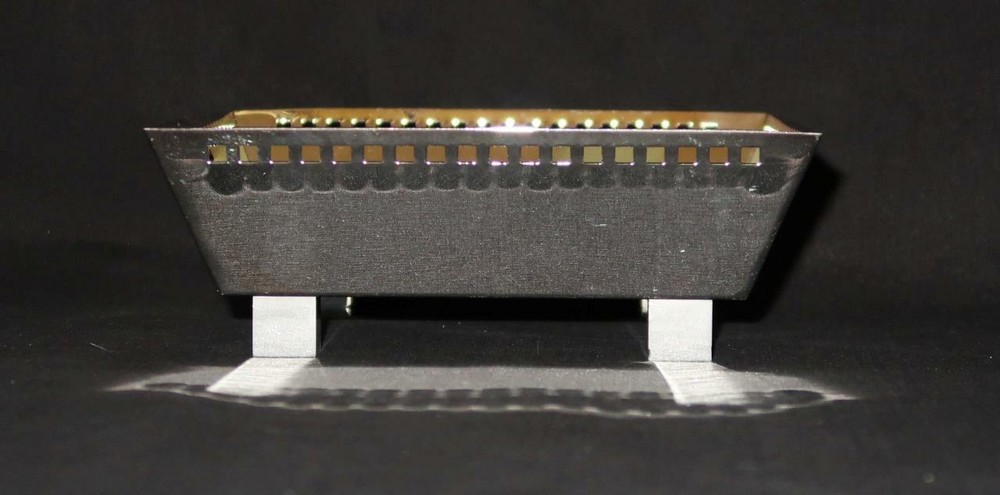 Richard Meier, Italy, Swid Powell, Silver Plated Square Footed Bowl, 6"