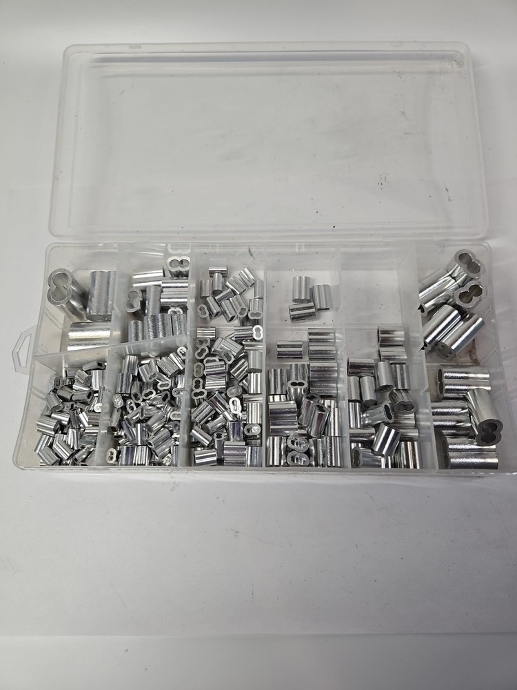 Assorted Wire Rope Crimps - Open Box