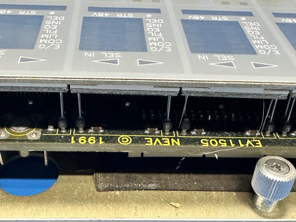 NEVE CONSOLE MIXING BOARD CONTROL PANEL PART FROM 1991