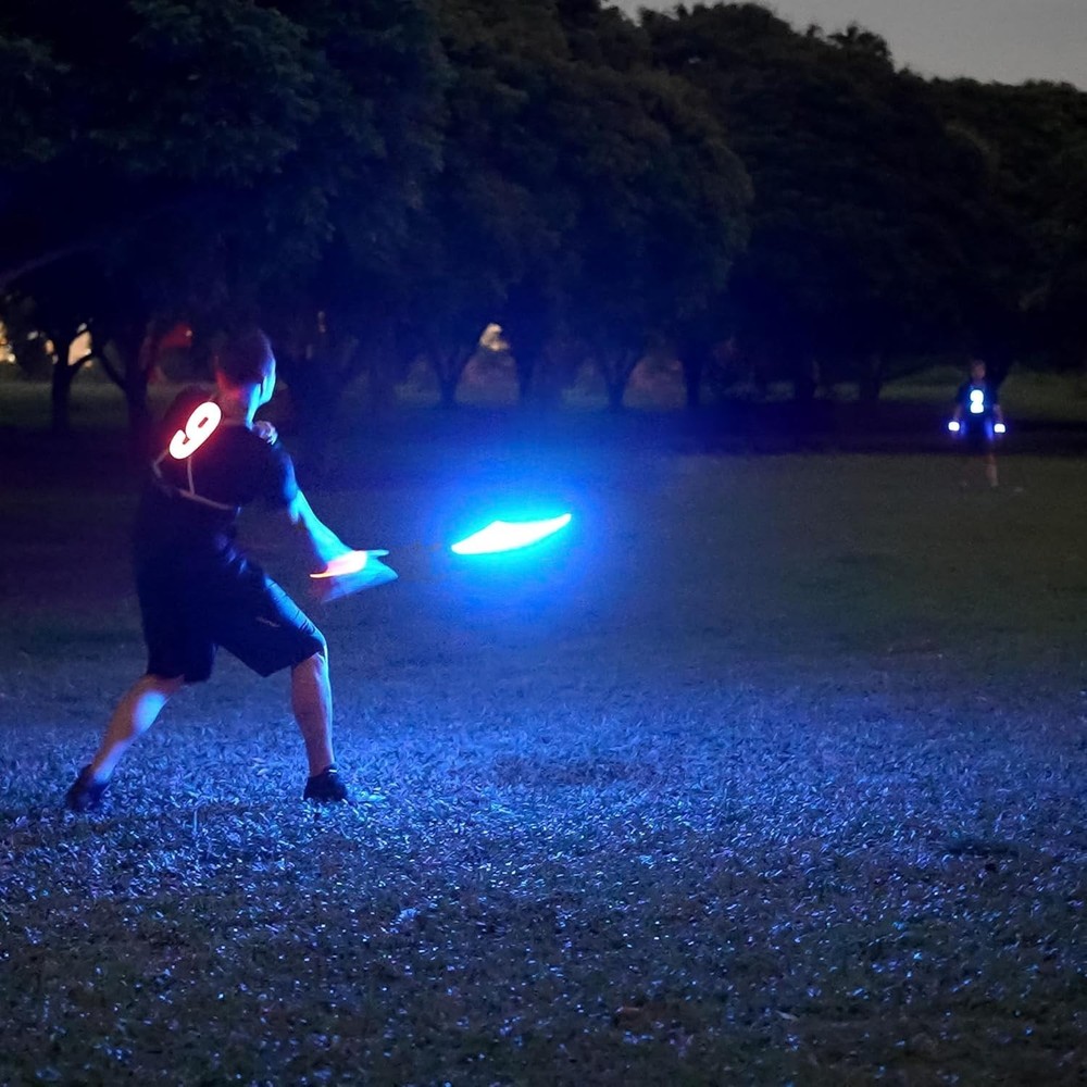 108 RGB LED Flying Disc - Rechargeable