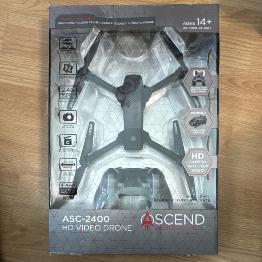 Ascend Aeronautics ASC-2400 HD Camera Foldable FPV App Control Drone