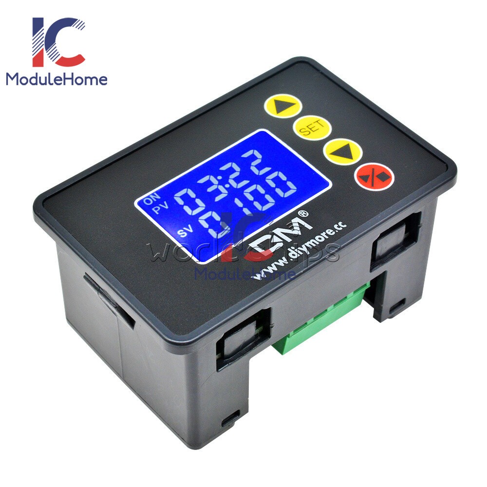 AC110~220V 1.37"LCD Microcomputer Time Controller Timing Module 10A 0000~9999S