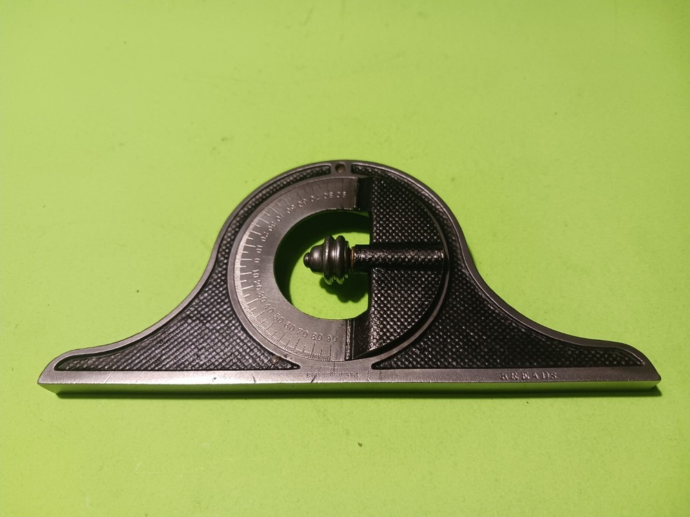 Antique Starrett Combination Square #94 set Head, protractor,center head,12"rule