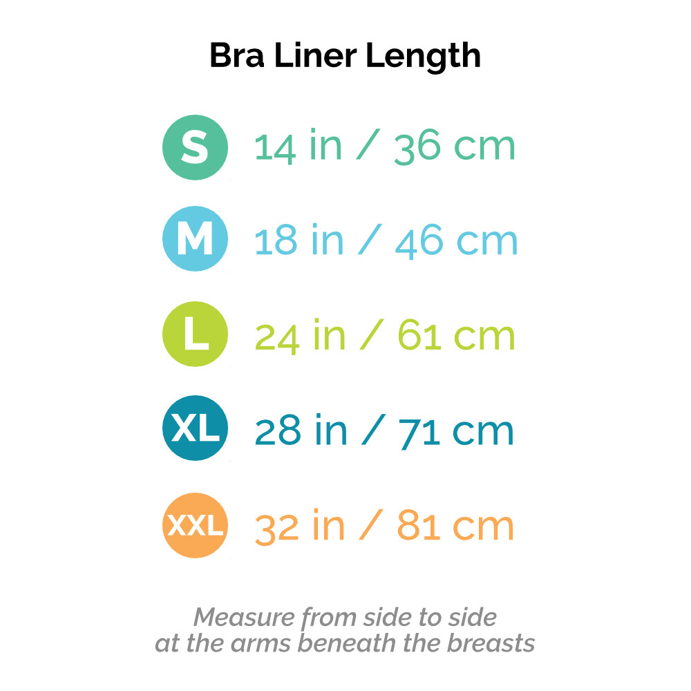 More of Me to Love Cotton Bra Liner 3-Pack, Black, White, Beige - Stay Dry