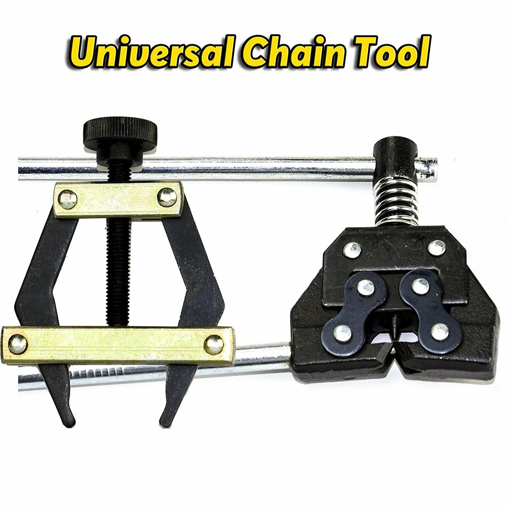 Roller Chain Tools Kit Holder Puller+ Breaker Cutter #60 - #100