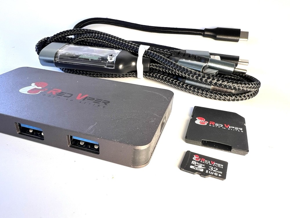 Red Viper USB-C Docking Station w/ 32GB Storage