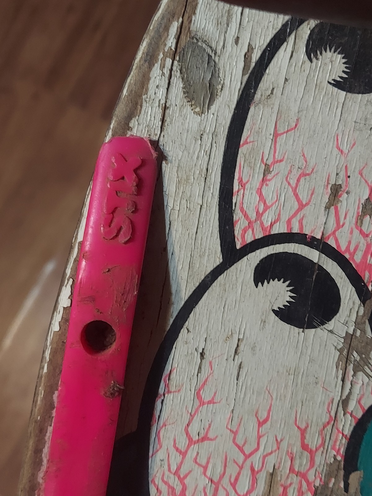 Vintage 80s OG Santa Cruz Slasher Skateboard 1980s Independent And Venture Truck