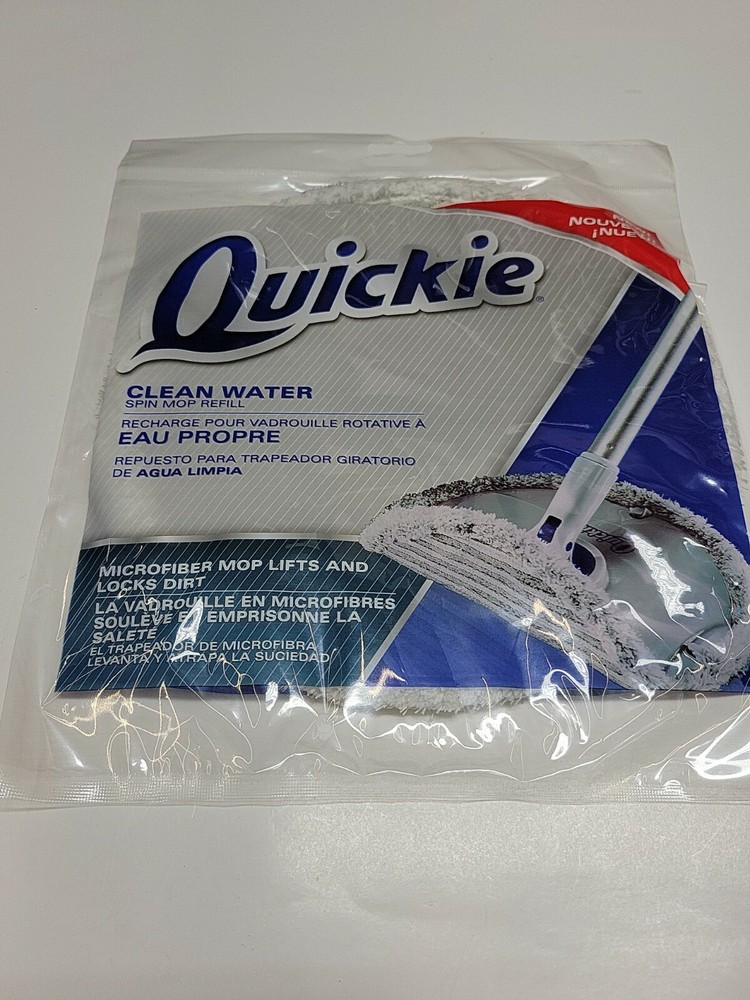 Quickie Spin Mop Microfiber Refill 2pc