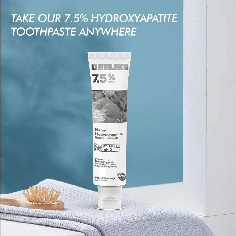 CEELIKE 7.5% Nano Hydroxyapatite Toothpaste - 2 x 4.23 oz