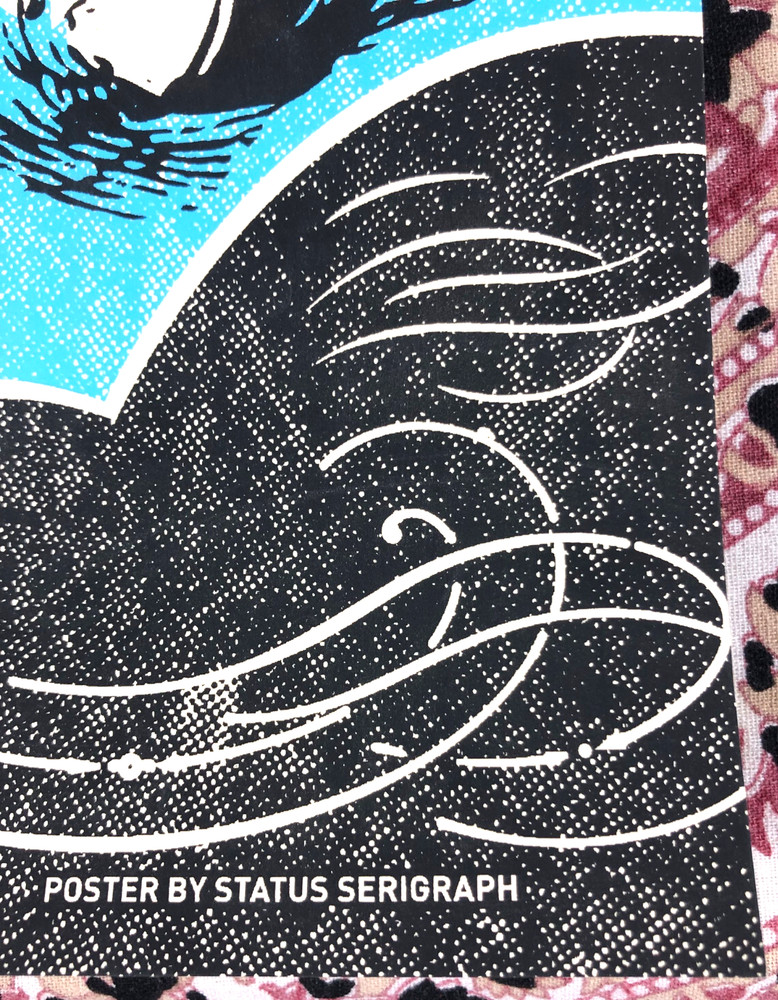 The Avett Brothers Status Serigraph Poster Dec 30th 2011 Chattanooga