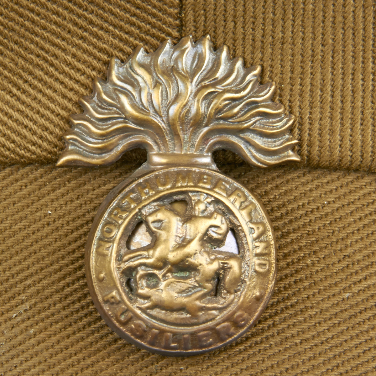 British WWI Officer Service Dress Peaked Cap- Size US 7 1/4 (58cm)