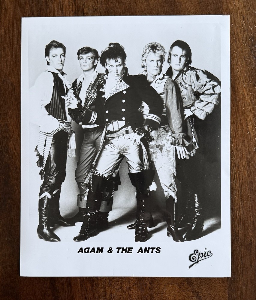 Adam And The Ants 8x10 Glossy Promo Publicity Press Photo Epic Records Adam Ant
